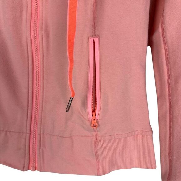 Lululemon Rejuvenate Hoodie size 8 Bleached Coral has a spot - Picture 7 of 11